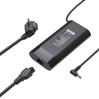 150w ac adapter charger replacement for hp omen 15/17, zbook, pavilion gaming (19.5v 7.7a, 4.5mm blue tip)