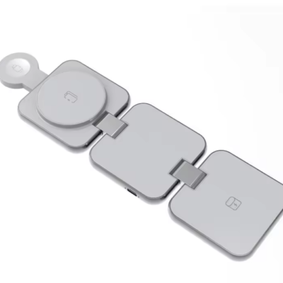 multifunction foldable phone chargers for mobile phone/earphone/watch 15w 3 in 1 fast portable wireless charger