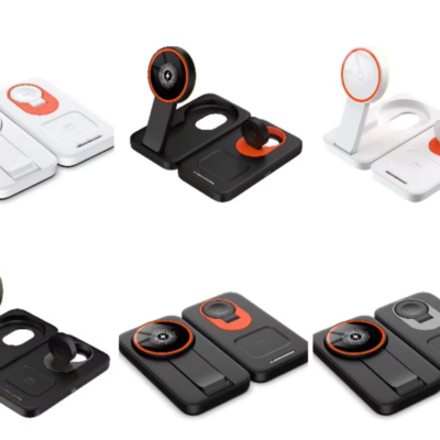 15w high quality multifunctional charger 3 in 1 foldable magnetic wireless charging station for phone watch earphone