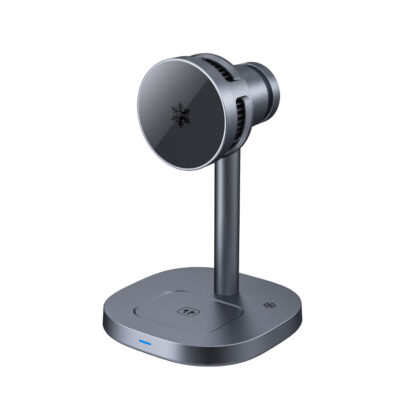 hot selling 15w active cooling magnetic wireless charger 3 in 1 high speed qi2 charger for iphone/ watch/earphone